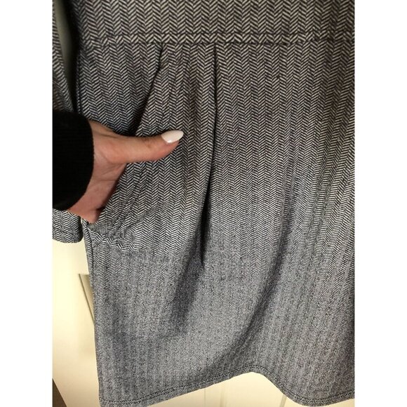 Patagonia Active Herringbone Dress Women's XS Gray Activewear Pockets Granola - Picture 4 of 9